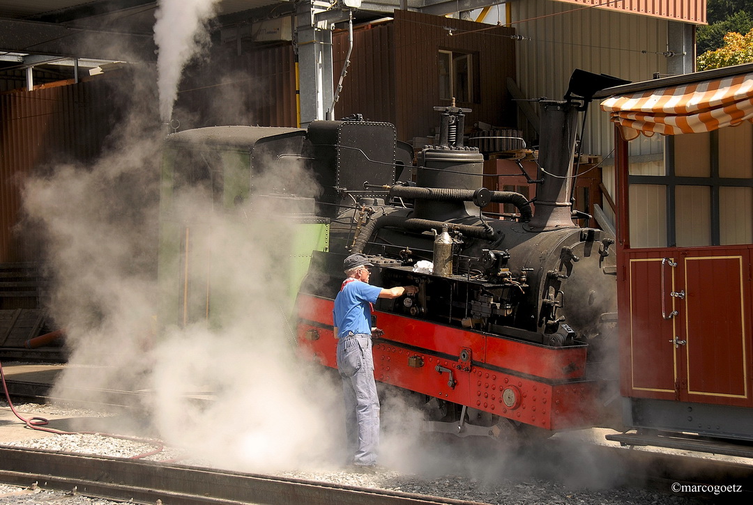 DAMPFLOK H2 3 1894 BAHNHOF WILDERSWIL SWITZERLAND